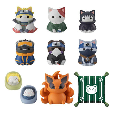 Naruto Shippuden Mega Cat Project Trading Figures Nyaruto! Once Upon A Time In Konoha Village Special Set 3cm - Mini Figures - Megahouse - Hobby Figures UK