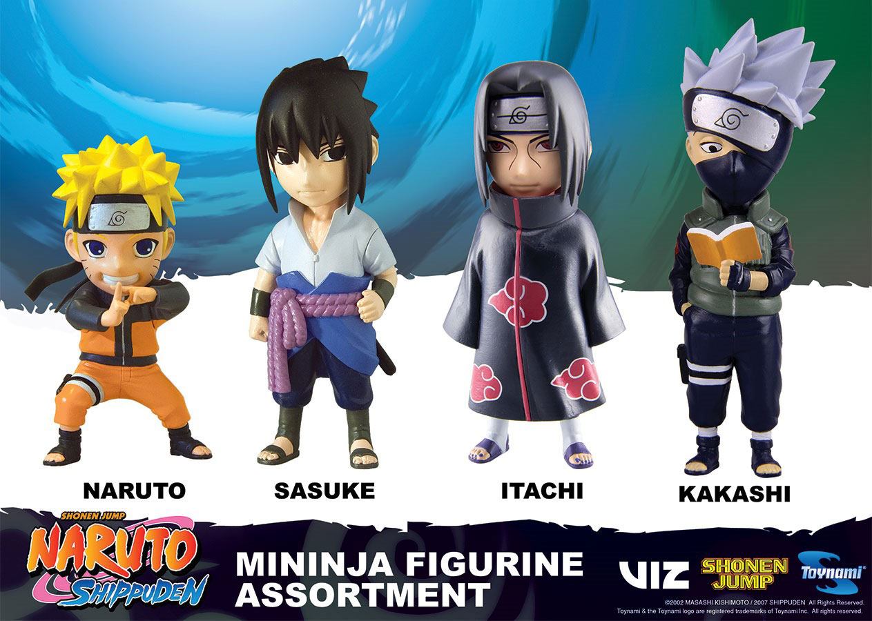 Naruto Shippuden Mininja Mini Figure Itachi 8cm Hobby Figures