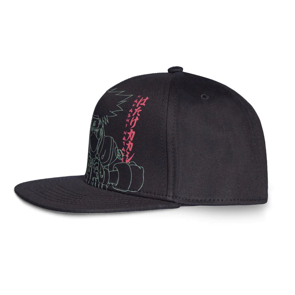 Naruto Shippuden Snapback Cap Kakashi Line Art - Apparel & Accessories - Difuzed - Hobby Figures UK