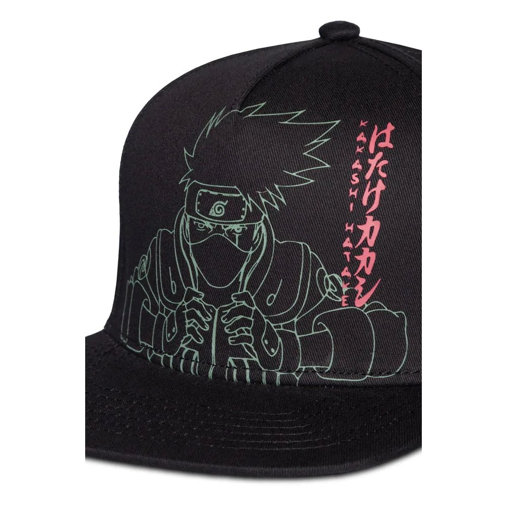 Naruto Shippuden Snapback Cap Kakashi Line Art - Apparel & Accessories - Difuzed - Hobby Figures UK