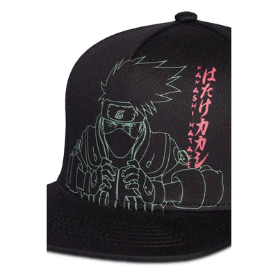 Naruto Shippuden Snapback Cap Kakashi Line Art - Apparel & Accessories - Difuzed - Hobby Figures UK