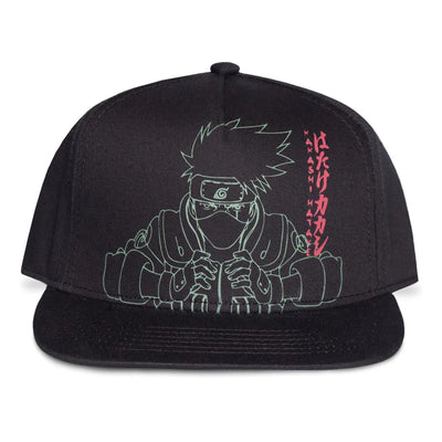 Naruto Shippuden Snapback Cap Kakashi Line Art - Apparel & Accessories - Difuzed - Hobby Figures UK