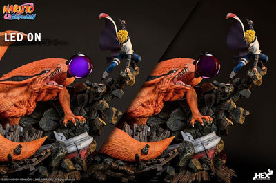 Naruto Shippuden Statue 1/8 Battle of Destiny Namikaze Minato vs Kurama 59cm - Scale Statue - HEX Collectibles - Hobby Figures UK