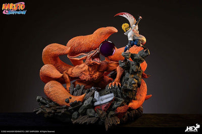 Naruto Shippuden Statue 1/8 Battle of Destiny Namikaze Minato vs Kurama 59cm - Scale Statue - HEX Collectibles - Hobby Figures UK