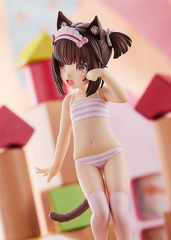 Nekopara PVC Statue 1/7 Chocola Pretty Kitty Style Pastel Sweet 20cm - Scale Statue - Plum - Hobby Figures UK