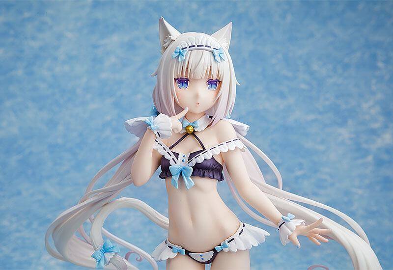 Nekopara PVC Statue 1/7 Vanilla: Maid Swimsuit Ver. 25cm - Scale Statue - Kadokawa - Hobby Figures UK
