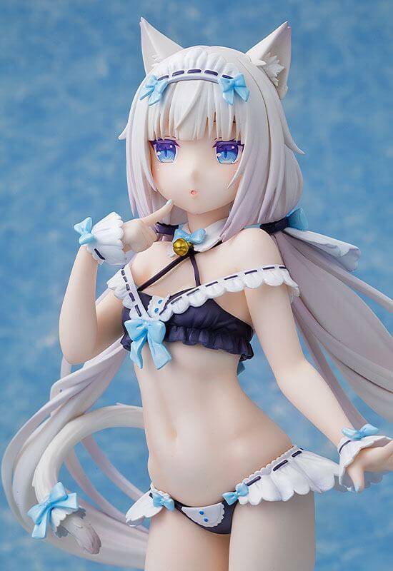 Nekopara PVC Statue 1/7 Vanilla: Maid Swimsuit Ver. 25cm - Scale Statue - Kadokawa - Hobby Figures UK