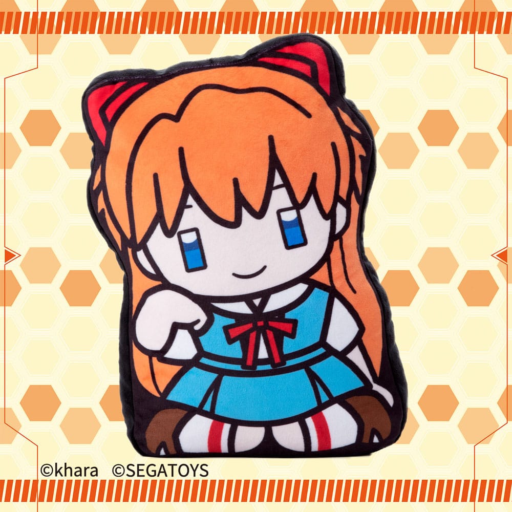 Neon Genesis Evangelion 2D Plush Figure Asuka Langley Soryu 32cm - Plush - Sega - Hobby Figures UK