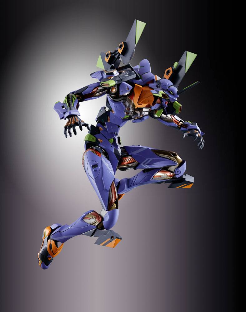 Neon Genesis Evangelion Metal Build Action Figure EVA-01 Test Type 22cm - Action Figures - Bandai Tamashii Nations - Hobby Figures UK