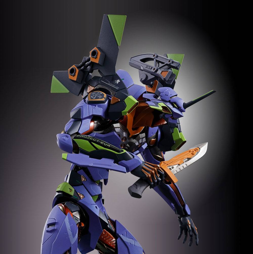 Neon Genesis Evangelion Metal Build Action Figure EVA-01 Test Type 22cm - Action Figures - Bandai Tamashii Nations - Hobby Figures UK