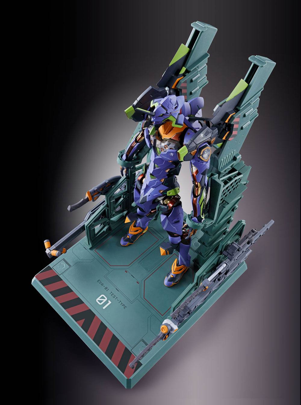 Neon Genesis Evangelion Metal Build Action Figure EVA-01 Test Type 22cm - Action Figures - Bandai Tamashii Nations - Hobby Figures UK