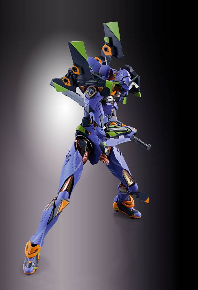 Neon Genesis Evangelion Metal Build Action Figure EVA-01 Test Type 22cm - Action Figures - Bandai Tamashii Nations - Hobby Figures UK