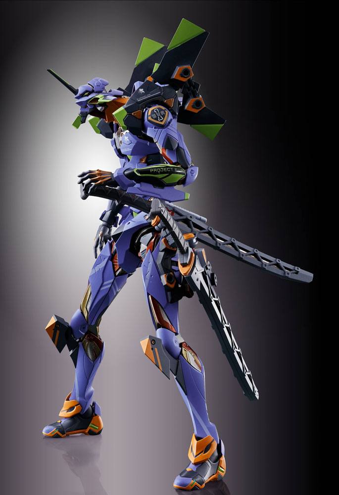 Neon Genesis Evangelion Metal Build Action Figure EVA-01 Test Type 22cm - Action Figures - Bandai Tamashii Nations - Hobby Figures UK