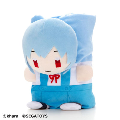 Neon Genesis Evangelion Roll-Up Plush Figure Rei Ayanami 23cm - Plush - Sega - Hobby Figures UK