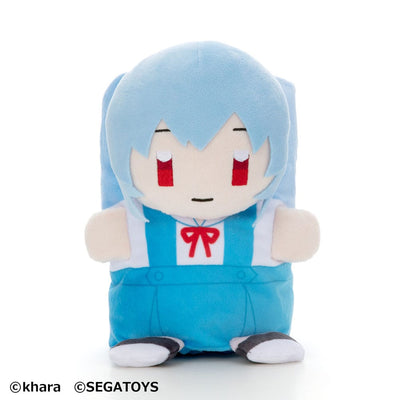 Neon Genesis Evangelion Roll-Up Plush Figure Rei Ayanami 23cm - Plush - Sega - Hobby Figures UK