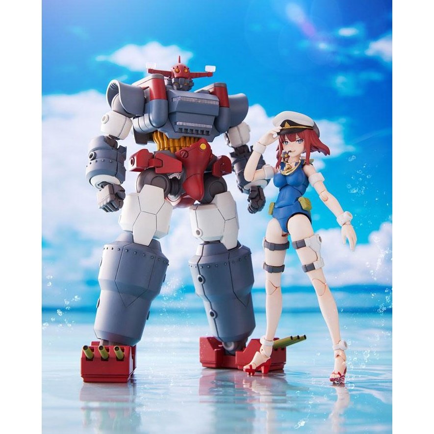New Gattai Series Plastic Model Kits Robot Gattai Musashi & Nagisa Jinguji 14 - 17cm - Model Kit - Good Smile Company - Hobby Figures UK