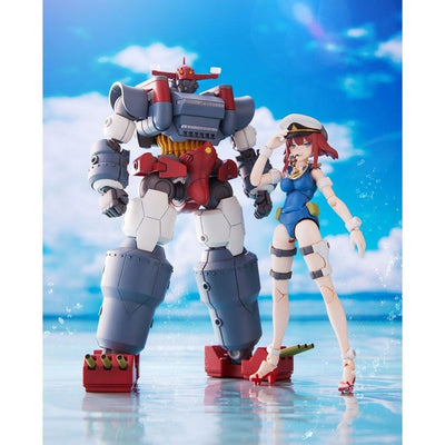 New Gattai Series Plastic Model Kits Robot Gattai Musashi & Nagisa Jinguji 14 - 17cm - Model Kit - Good Smile Company - Hobby Figures UK