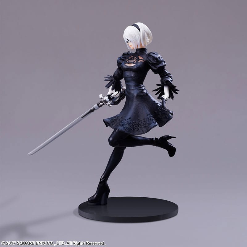NieR:Automata FORM-ISM PVC Statue YoRHa Android 2B (YoRHa No.2 Type B) 18cm - Scale Statue - Square-Enix - Hobby Figures UK
