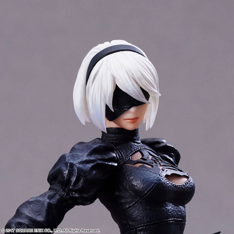 NieR:Automata FORM-ISM PVC Statue YoRHa Android 2B (YoRHa No.2 Type B) 18cm - Scale Statue - Square-Enix - Hobby Figures UK