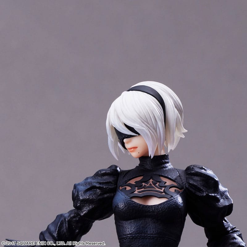 NieR:Automata FORM-ISM PVC Statue YoRHa Android 2B (YoRHa No.2 Type B) 18cm - Scale Statue - Square-Enix - Hobby Figures UK