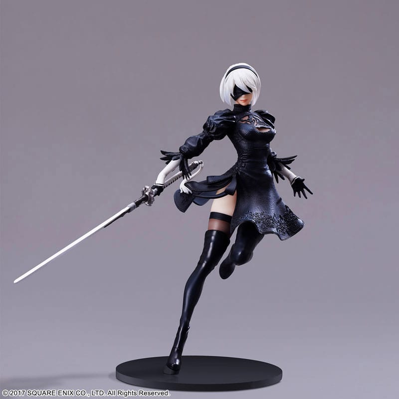NieR:Automata FORM-ISM PVC Statue YoRHa Android 2B (YoRHa No.2 Type B) 18cm - Scale Statue - Square-Enix - Hobby Figures UK