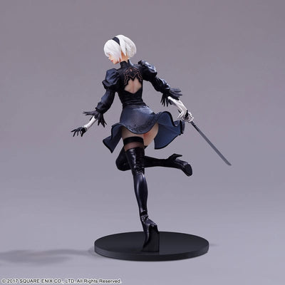 NieR:Automata FORM-ISM PVC Statue YoRHa Android 2B (YoRHa No.2 Type B) No Goggles Ver. 18cm - Scale Statue - Square-Enix - Hobby Figures UK
