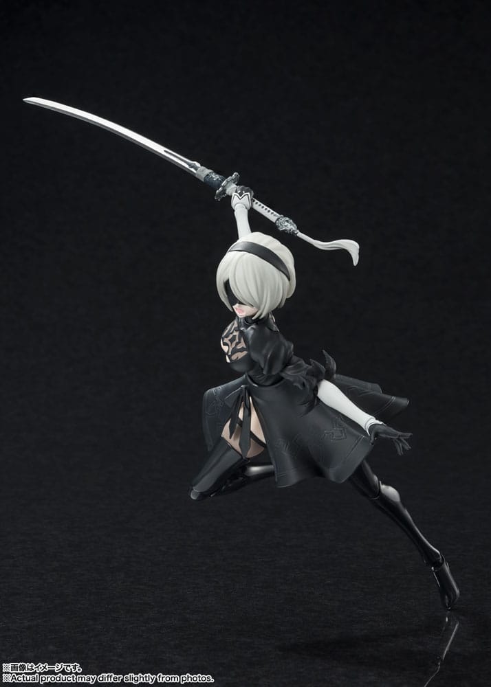 NieR: Automata S.H. Figuarts Action Figure 2B 15cm - Action Figures - Bandai Tamashii Nations - Hobby Figures UK