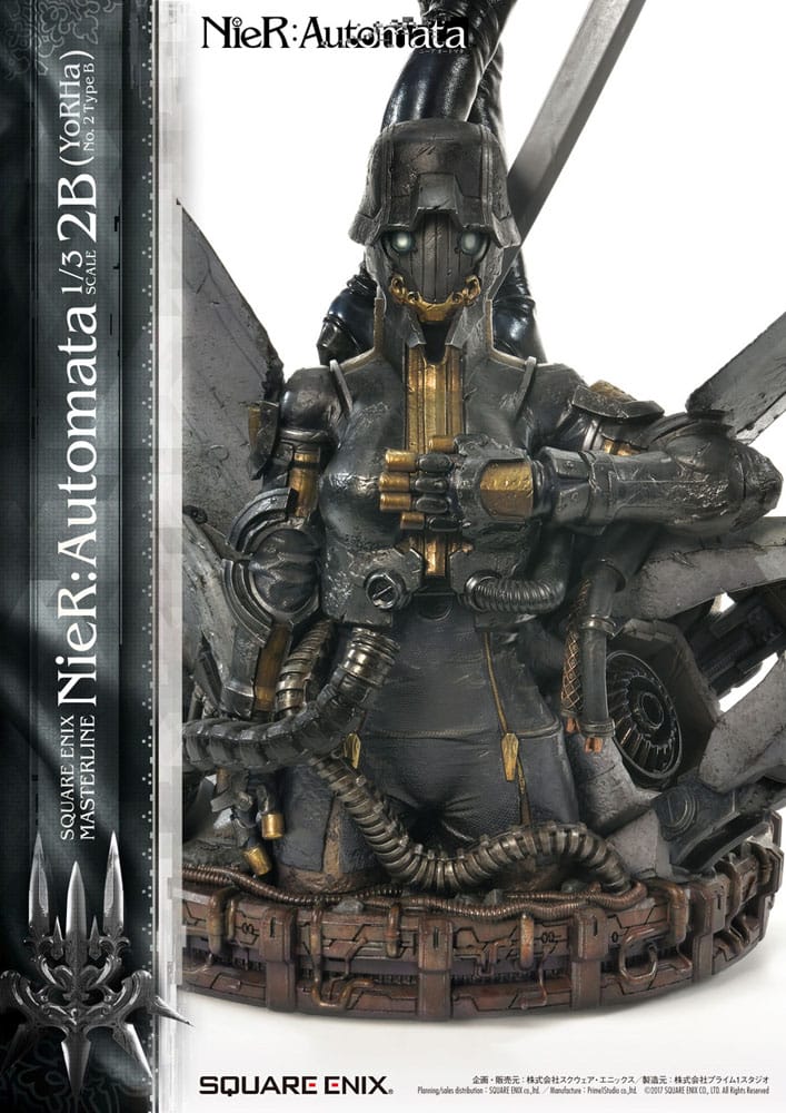 NieR Automata Statue 1/3 2B (YorHa No. 2 Type B) 95cm - Scale Statue - Square-Enix - Hobby Figures UK