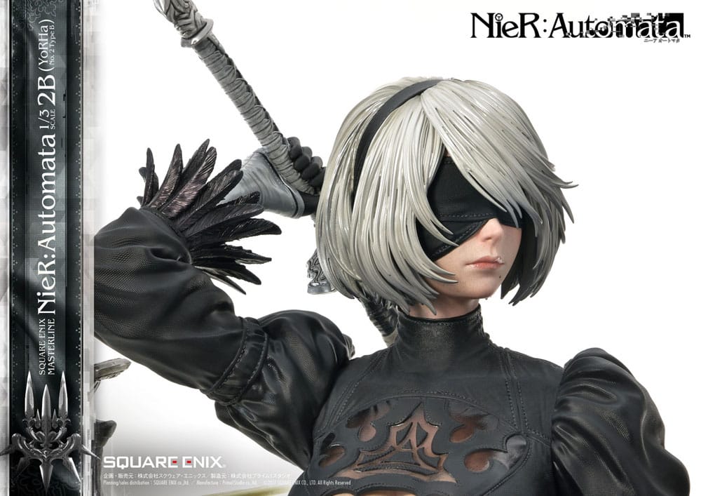 NieR Automata Statue 1/3 2B (YorHa No. 2 Type B) 95cm - Scale Statue - Square-Enix - Hobby Figures UK