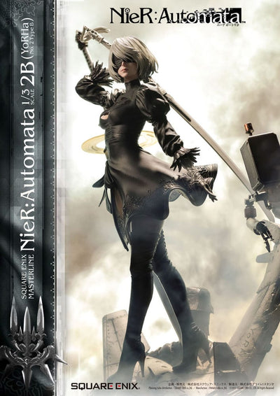 NieR Automata Statue 1/3 2B (YorHa No. 2 Type B) 95cm - Scale Statue - Square-Enix - Hobby Figures UK