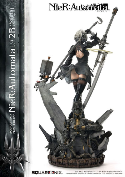 NieR Automata Statue 1/3 2B (YorHa No. 2 Type B) 95cm - Scale Statue - Square-Enix - Hobby Figures UK