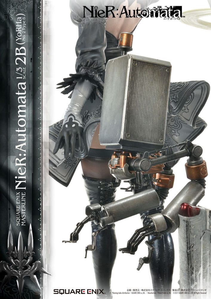 NieR Automata Statue 1/3 2B (YorHa No. 2 Type B) 95cm - Scale Statue - Square-Enix - Hobby Figures UK