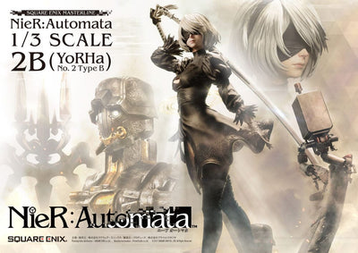 NieR Automata Statue 1/3 2B (YorHa No. 2 Type B) 95cm - Scale Statue - Square-Enix - Hobby Figures UK