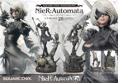 NieR Automata Statue 1/3 2B (YorHa No. 2 Type B) 95cm - Scale Statue - Square-Enix - Hobby Figures UK