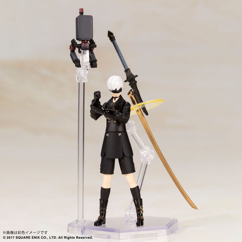 NieR Automata Action Figures Plastic Model Kit 2B & 9S 7cm - Model Kit - Square-Enix - Hobby Figures UK