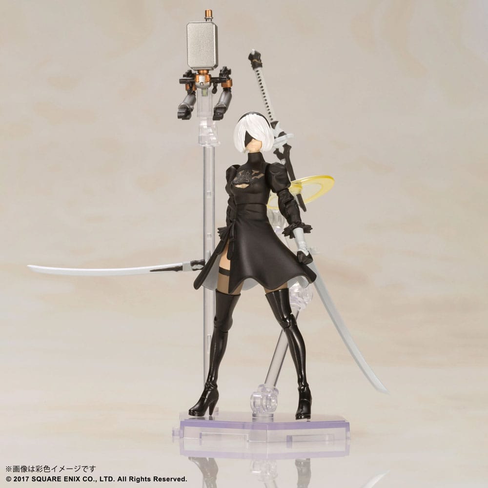 NieR Automata Action Figures Plastic Model Kit 2B & 9S 7cm - Model Kit - Square-Enix - Hobby Figures UK