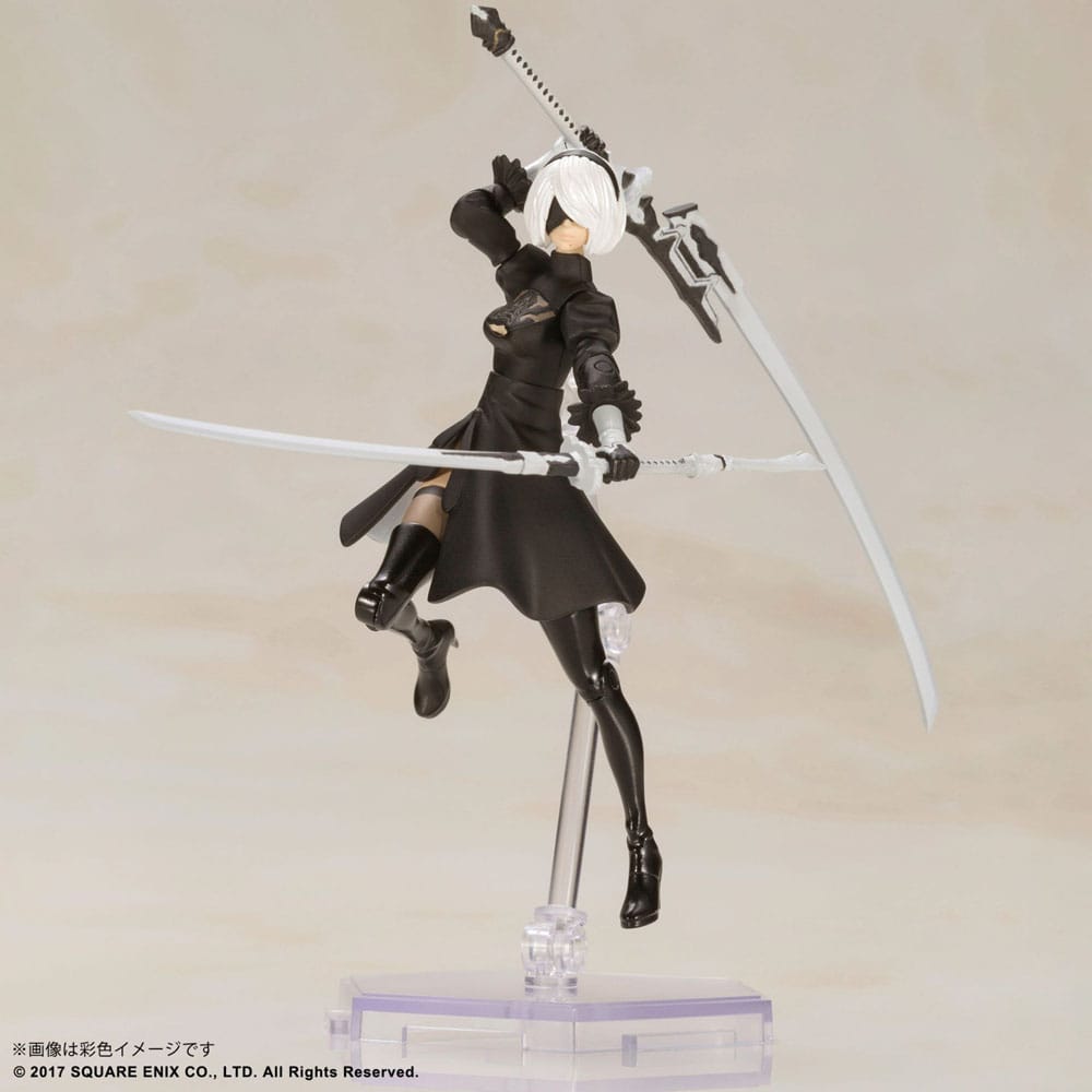 NieR Automata Action Figures Plastic Model Kit 2B & 9S 7cm - Model Kit - Square-Enix - Hobby Figures UK