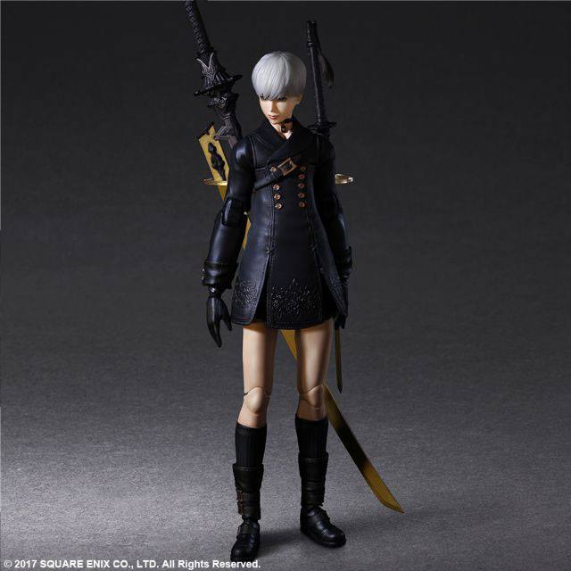 NieR Automata Play Arts Kai Action Figure YoRHa No. 9 Type S Deluxe Ver. 24cm - Action Figures - Square Enix - Hobby Figures UK