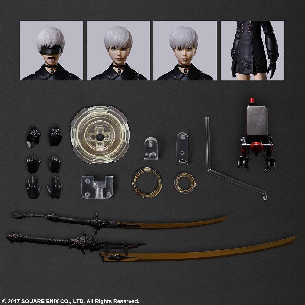 NieR Automata Play Arts Kai Action Figure YoRHa No. 9 Type S Deluxe Ver. 24cm - Action Figures - Square Enix - Hobby Figures UK