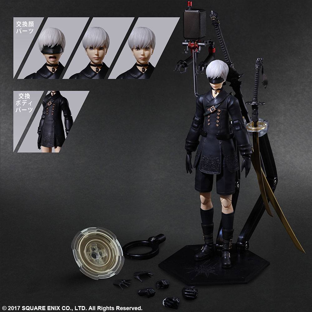 NieR Automata Play Arts Kai Action Figure YoRHa No. 9 Type S Deluxe Ver. 24cm - Action Figures - Square Enix - Hobby Figures UK