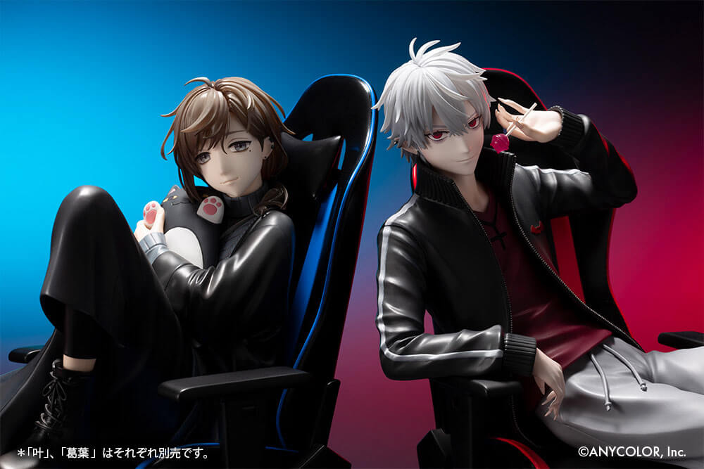 クロノワールフィギュア　Kanae Kuzuha 2体セット にじさんじ】叶＆葛葉（クロノワール）のフィギュア原型が公開