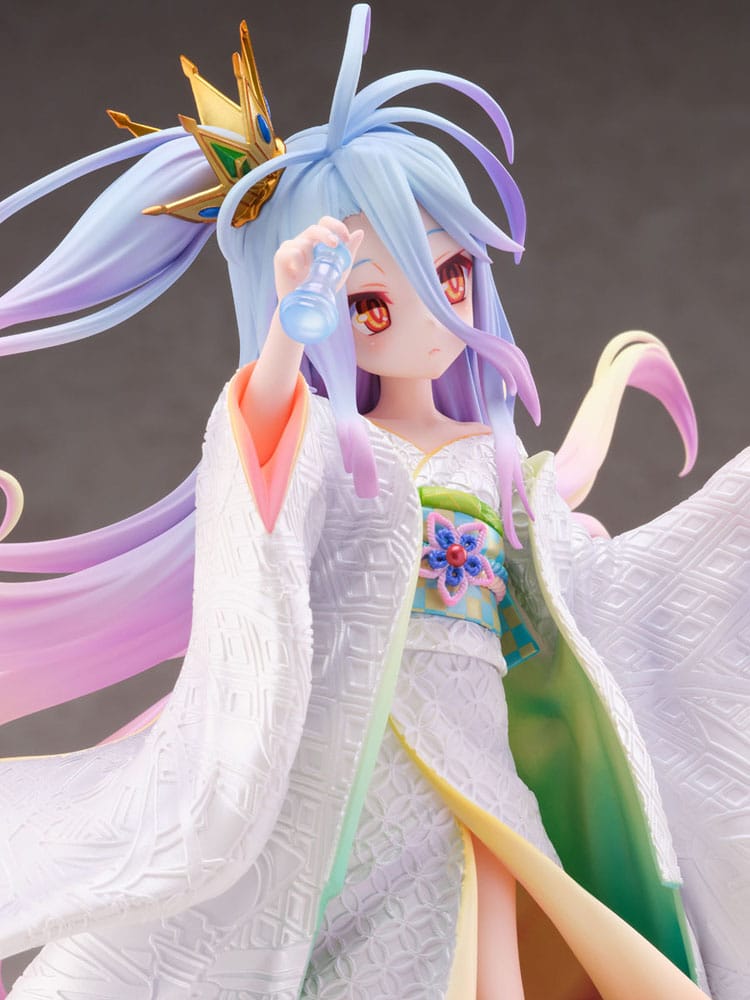 No Game no Life PVC Statue 1/7 Shiro -Shiromuku- 23cm - Scale Statue - Furyu - Hobby Figures UK