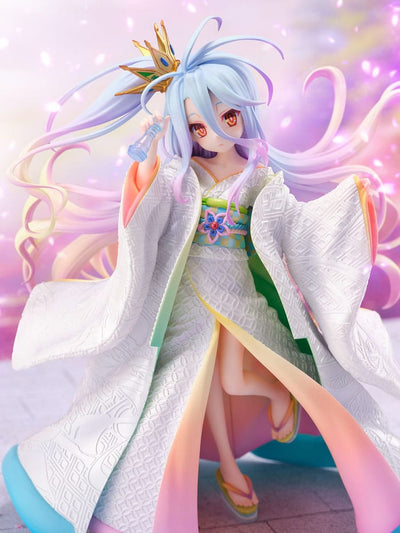 No Game no Life PVC Statue 1/7 Shiro -Shiromuku- 23cm - Scale Statue - Furyu - Hobby Figures UK