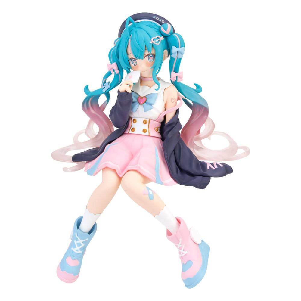 Hatsune Miku Noodle Stopper PVC Statue Hatsune Miku Love Sailor Ver. 13cm