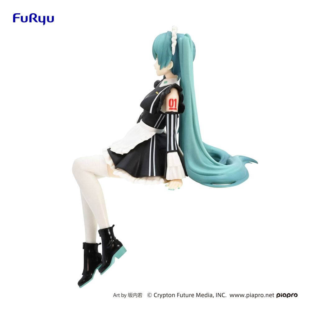 Hatsune Miku Noodle Stopper PVC Statue Hatsune Miku Sporty Maid Ver. 17cm - Scale Statue - Furyu - Hobby Figures UK