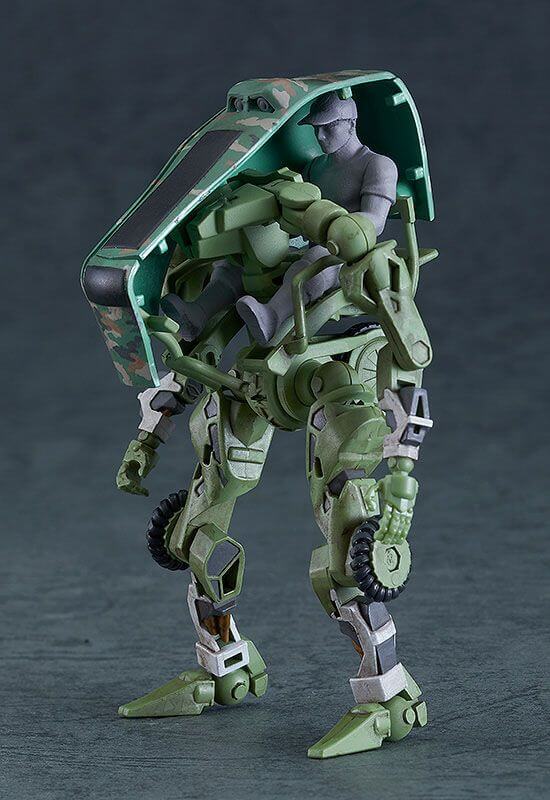 OBSOLETE Moderoid Plastic Model Kit 1/35 Improvised Armed EXOFRAME 9cm - Model Kit - Good Smile Company - Hobby Figures UK