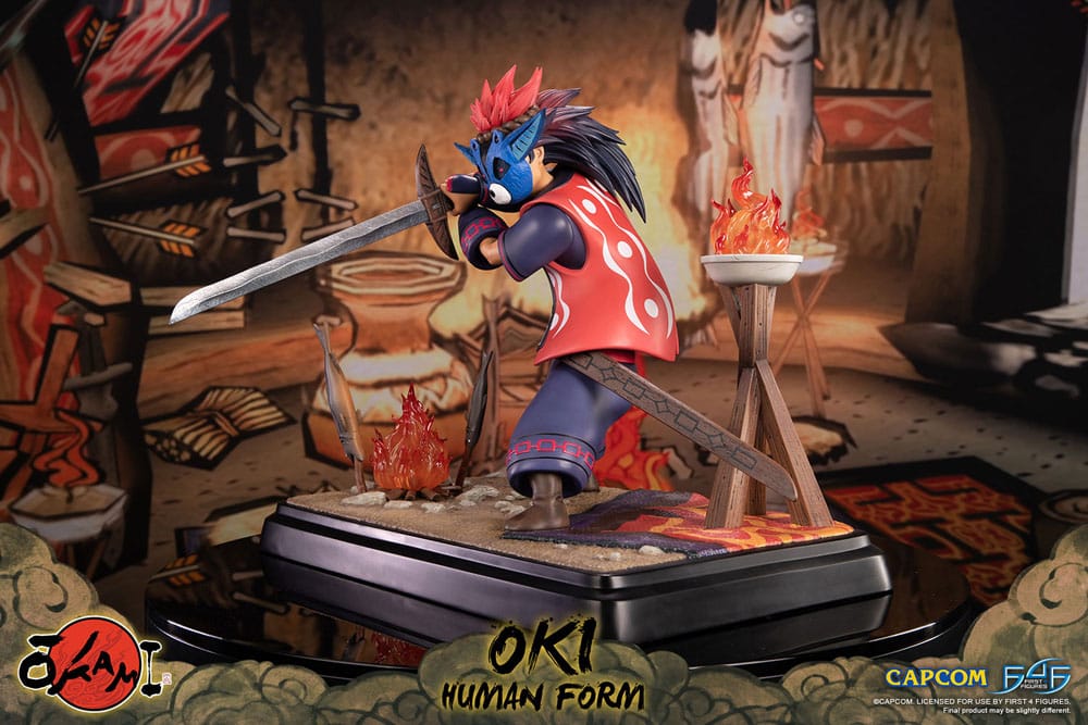 Okami Statue Oki (Human Form) 38cm - Scale Statue - First 4 Figures - Hobby Figures UK