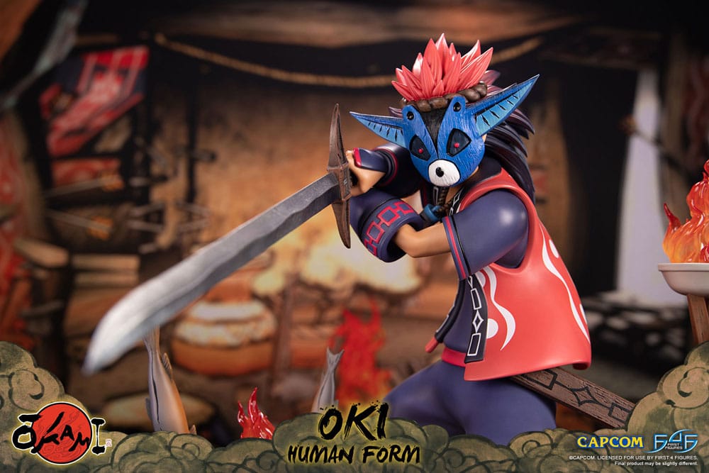 Okami Statue Oki (Human Form) 38cm - Scale Statue - First 4 Figures - Hobby Figures UK
