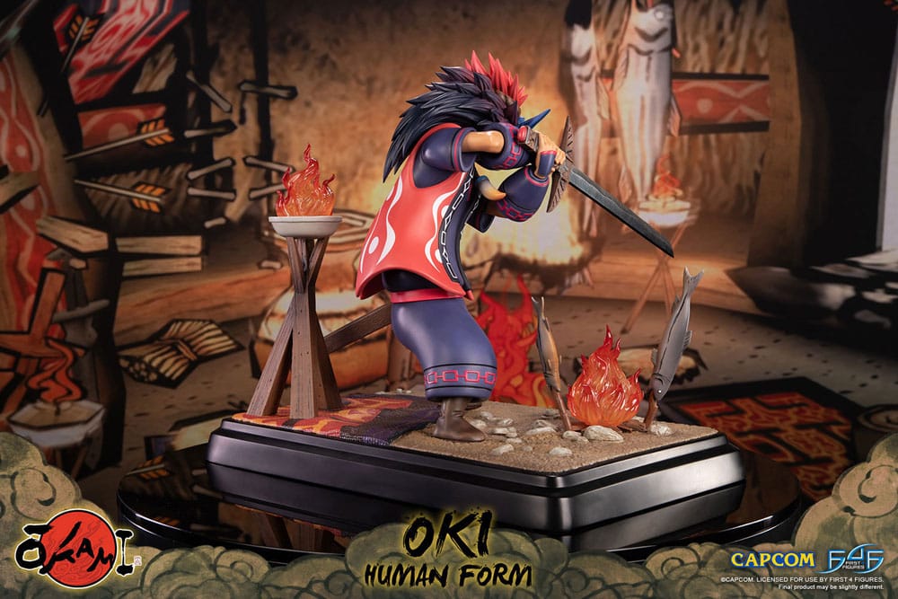 Okami Statue Oki (Human Form) 38cm - Scale Statue - First 4 Figures - Hobby Figures UK