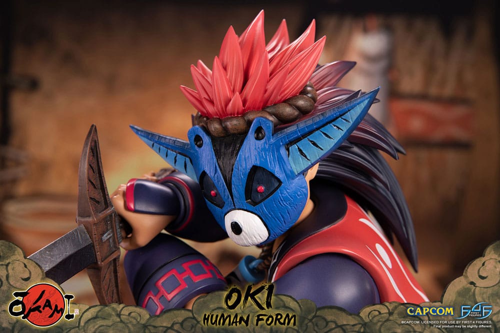 Okami Statue Oki (Human Form) 38cm - Scale Statue - First 4 Figures - Hobby Figures UK